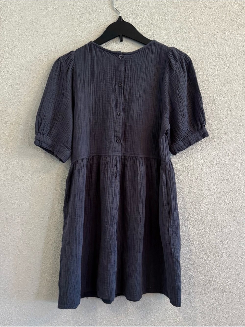 Dokotoo women’s babydoll dress puff sleeve empire waist with pockets size small - Picture 5 of 8